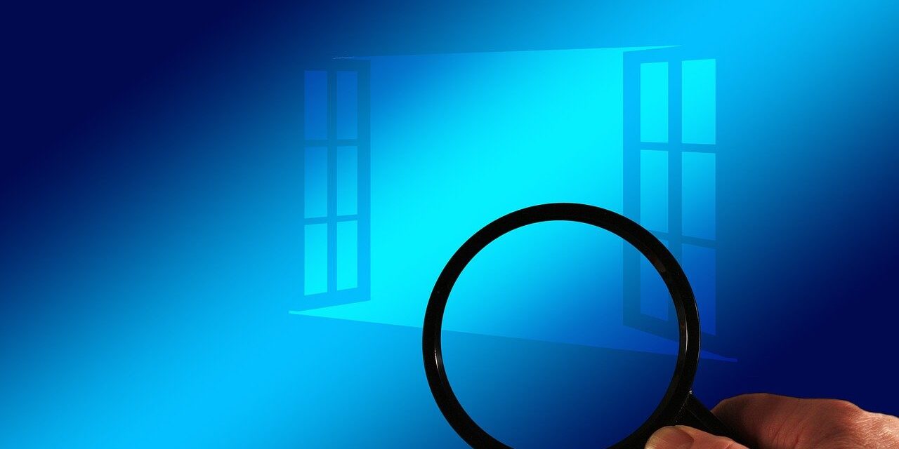 window-1231893_1280 A spyglass over a windows logo.