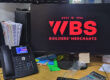 An Office at Whitchurch Builder Supplies showing VOIP deskphones.