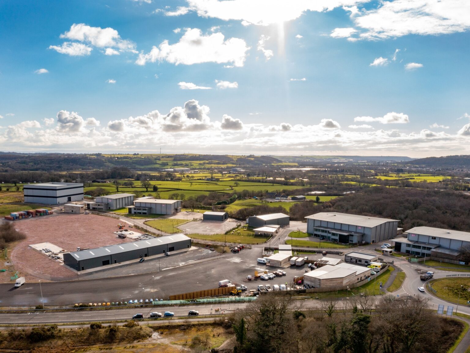 Aerial Photo of Dragon Studios